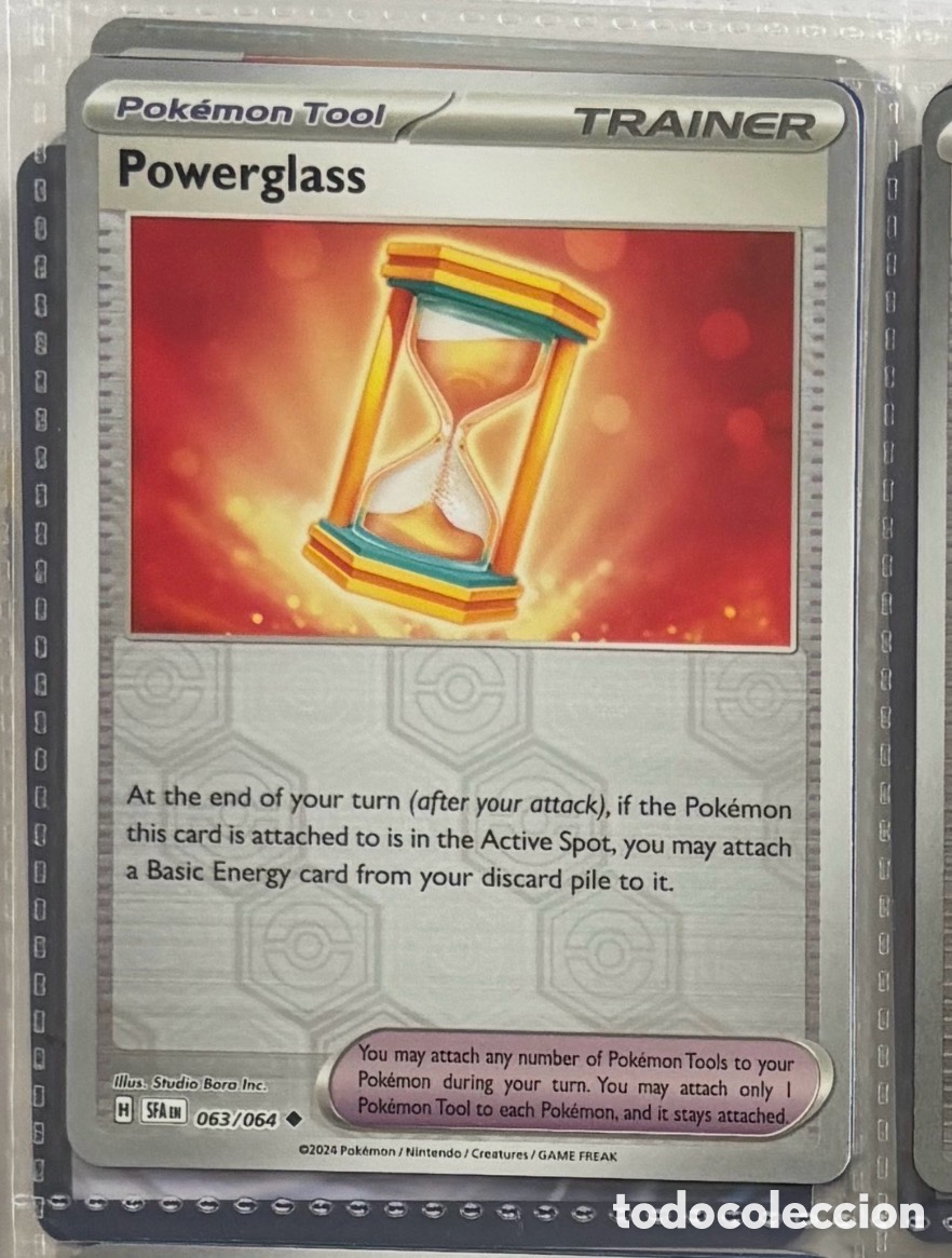 Coleccionismo Cromos antiguos: Powerglass 063/064 Pokemon tcg reverse