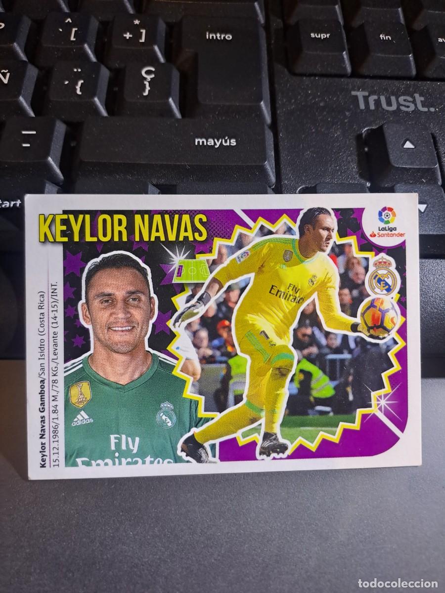 Coleccionismo Cromos antiguos: CROMO KEYLOR NAVAS 1 REAL MADRID LIGA 2018 2019 18 19 ESTE PANINI NUNCA PEGADO