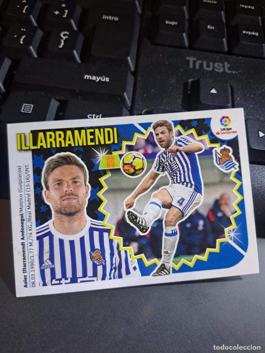 Coleccionismo Cromos antiguos: CROMO ILLARRAMENDI 8 REAL SOCIEDAD LIGA 2018 2019 18 19 ESTE PANINI NUNCA PEGADO