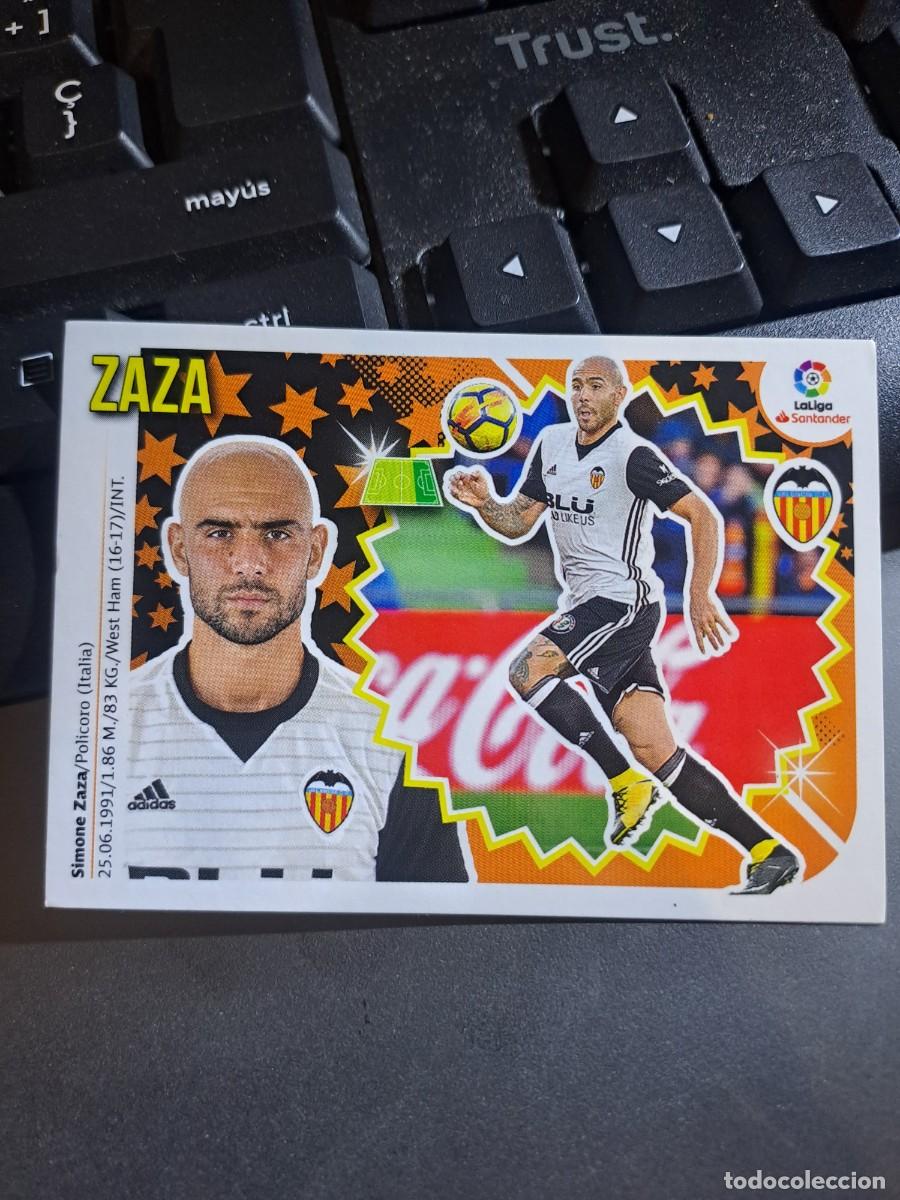 Coleccionismo Cromos antiguos: CROMO ZAZA 14 A 14A VALENCIA LIGA 2018 2019 18 19 ESTE PANINI NUNCA PEGADO