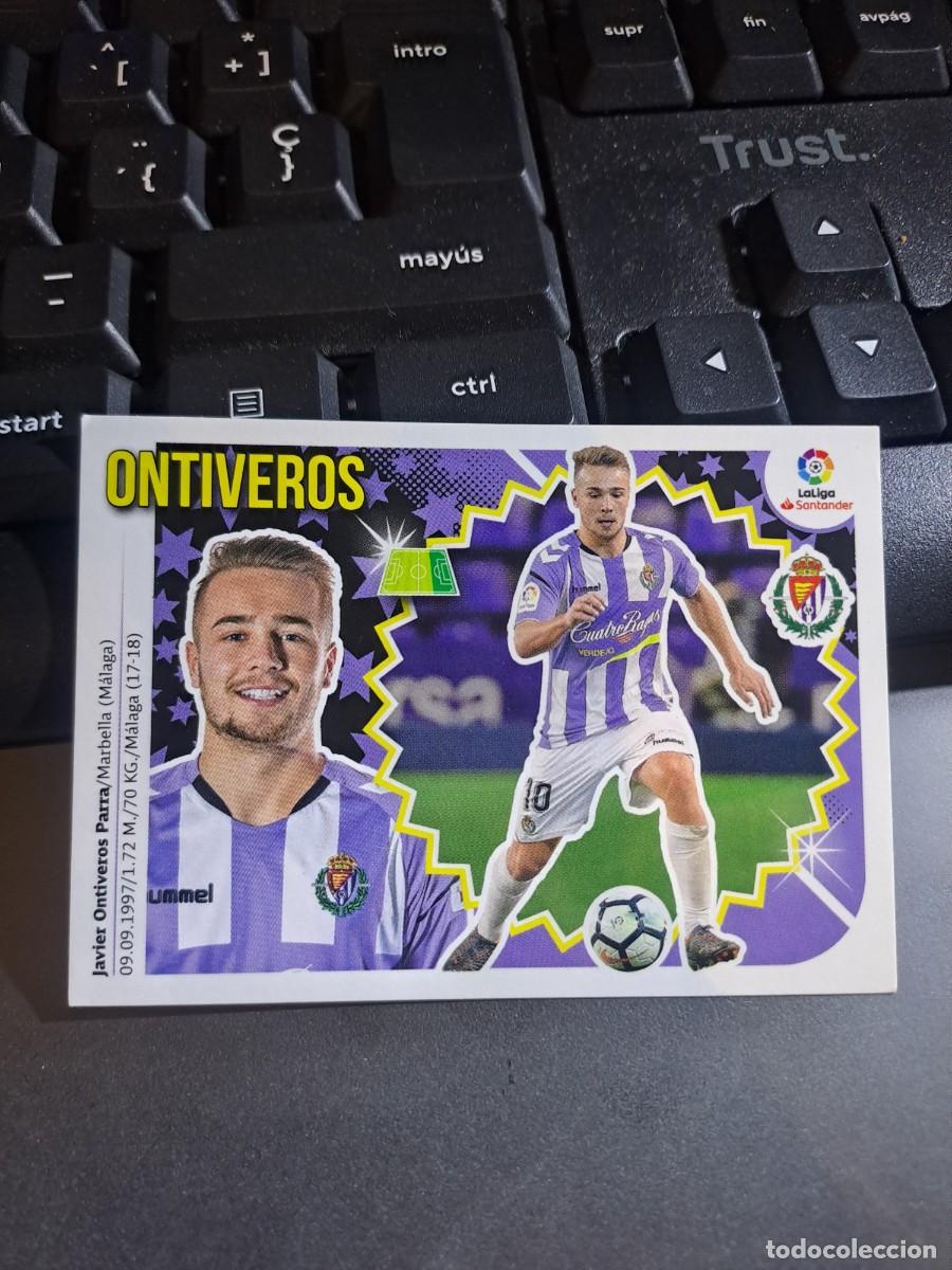 Coleccionismo Cromos antiguos: CROMO ONTIVEROS 14 A 14A VALLADOLID LIGA 2018 2019 18 19 ESTE PANINI NUNCA PEGADO