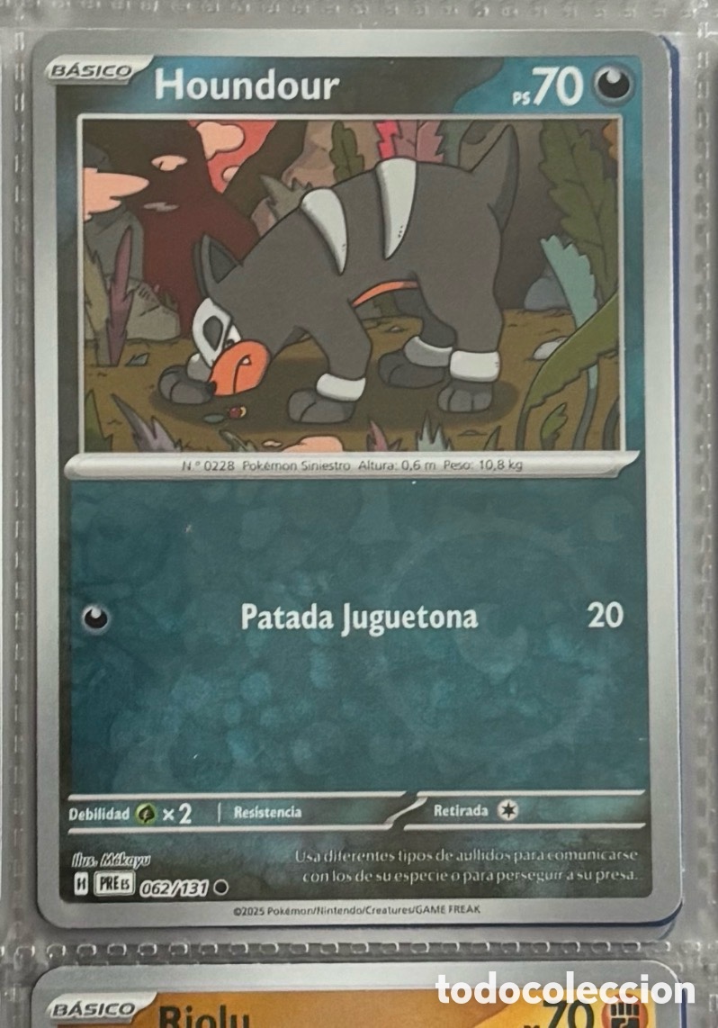 Coleccionismo Cromos antiguos: HOUNDOUR 062/131 Pokemon tcg reverse