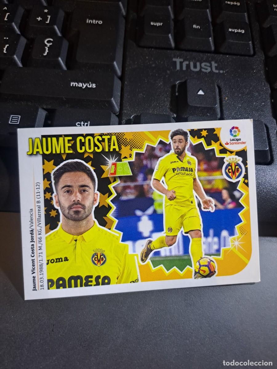 Coleccionismo Cromos antiguos: CROMO JAUME COSTA 7 VILLARREAL LIGA 2018 2019 18 19 ESTE PANINI NUNCA PEGADO