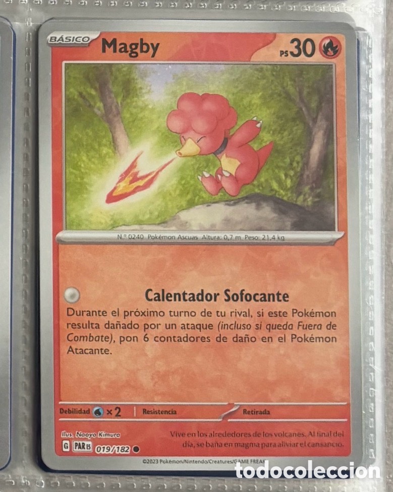 Coleccionismo Cromos antiguos: MAGBY 019/182 Pokemon tcg reverse
