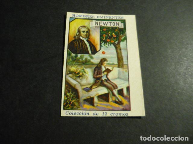 Colecionismo Cromos antigos: NEWTON ANTIGUO CROMO COLECCION HOMBRES EMINENTES