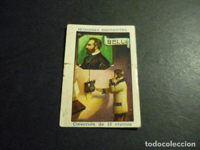 Collectable Antique Stickers: BELL ANTIGUO CROMO COLECCION HOMBRES EMINENTES