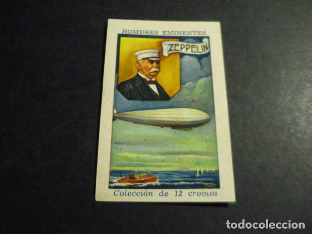 Collectable Antique Stickers: ZEPPELIN ANTIGUO CROMO COLECCION HOMBRES EMINENTES