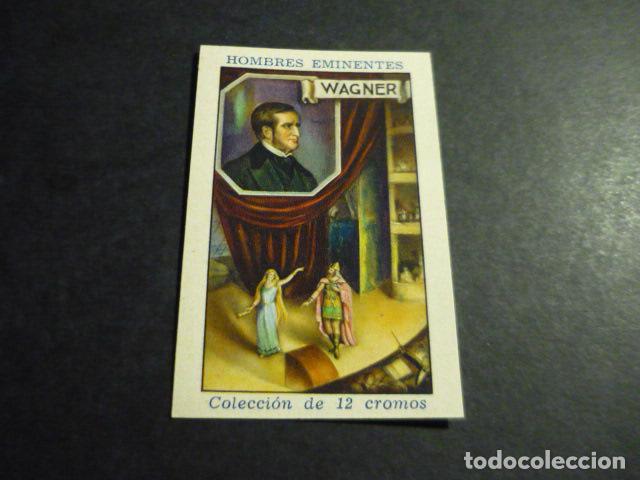 Collectable Antique Stickers: WAGNER ANTIGUO CROMO COLECCION HOMBRES EMINENTES