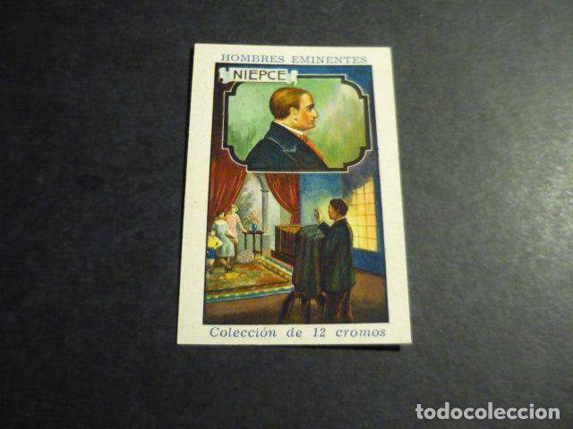 Collectable Antique Stickers: NIEPCE ANTIGUO CROMO COLECCION HOMBRES EMINENTES
