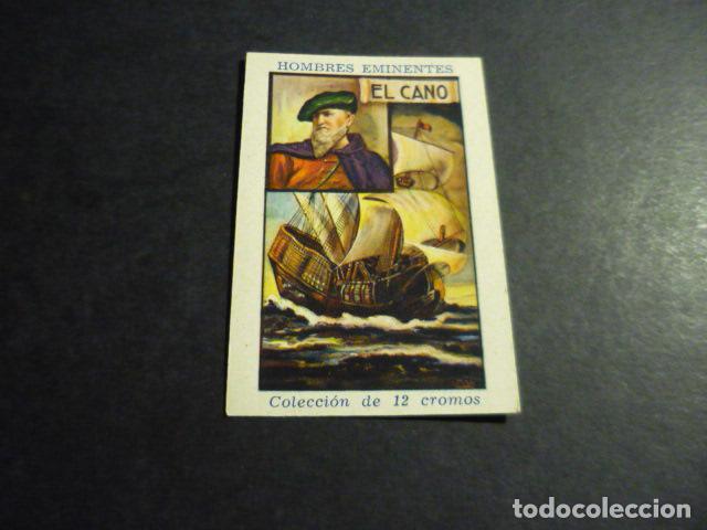 Collectable Antique Stickers: ELCANO ANTIGUO CROMO COLECCION HOMBRES EMINENTES
