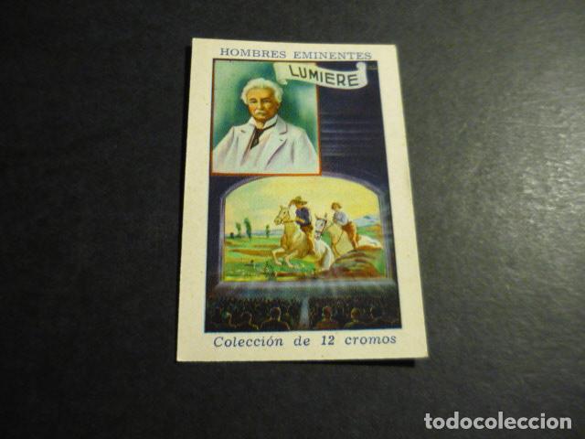 Collectable Antique Stickers: LUMIERE ANTIGUO CROMO COLECCION HOMBRES EMINENTES