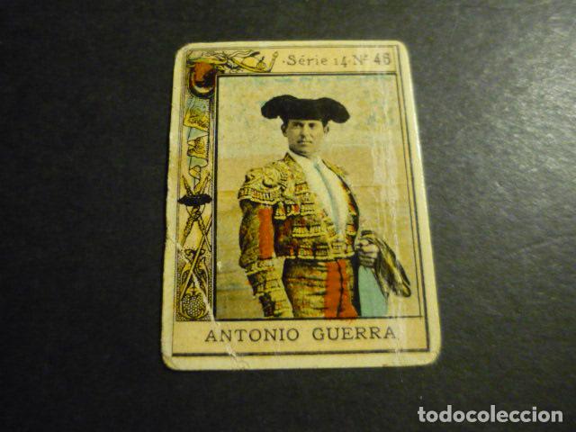 Collectable Antique Stickers: ANTONIO GUERRA TORERO ANTIGUO CROMO COLECCION CAJA DE CERILLAS