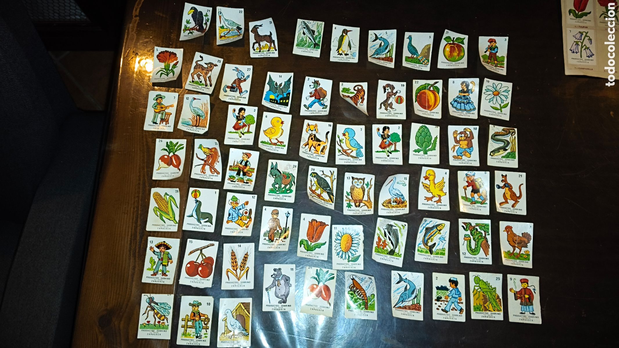 Sammeln alte Sammelbilder: Cromos pipas sobrino Zaragoza a&ntilde;os 70