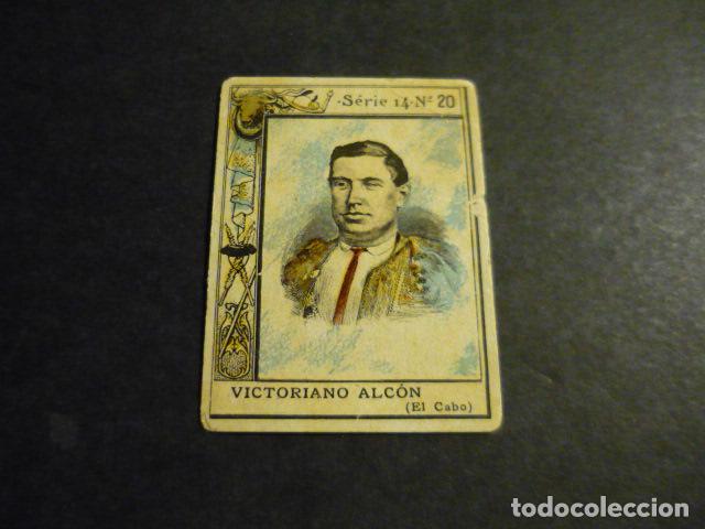 Sammeln alte Sammelbilder: VICTORIANO ALCON EL CABO TORERO ANTIGUO CROMO COLECCION CAJA DE CERILLAS