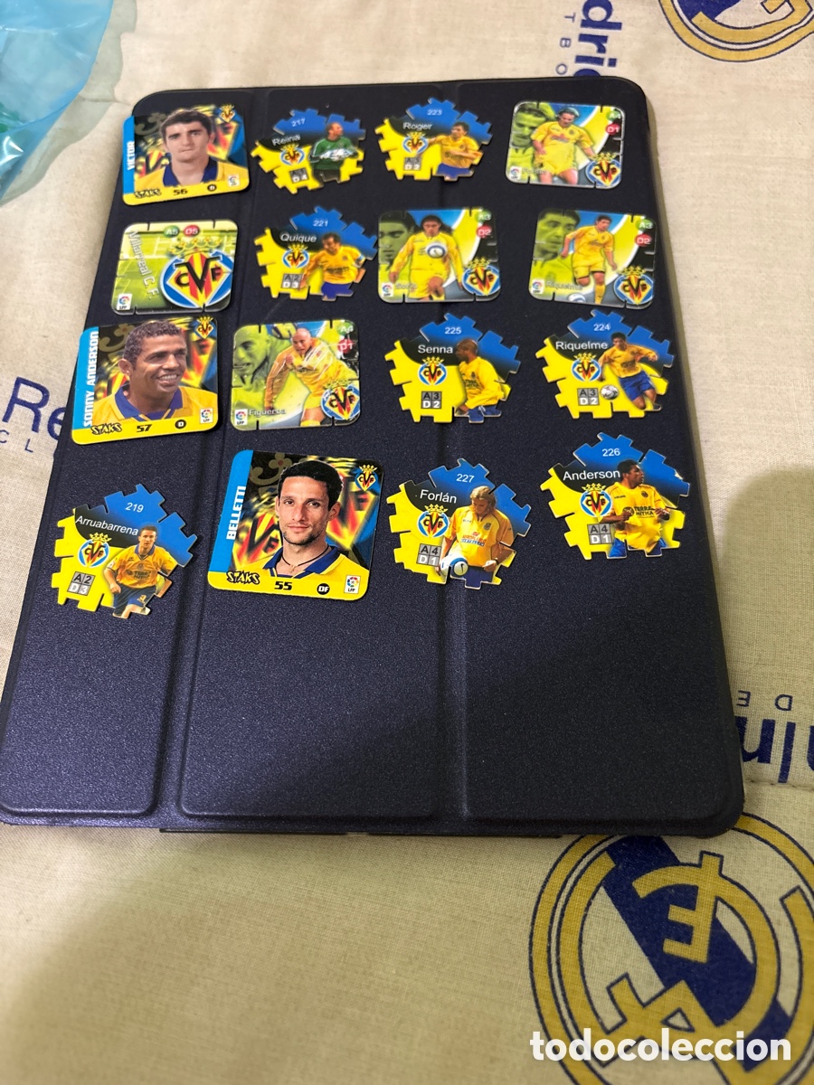 Collezionismo Figurine antiche: 16 Tazos del Villarreal Grefusa STAKS TRICKS