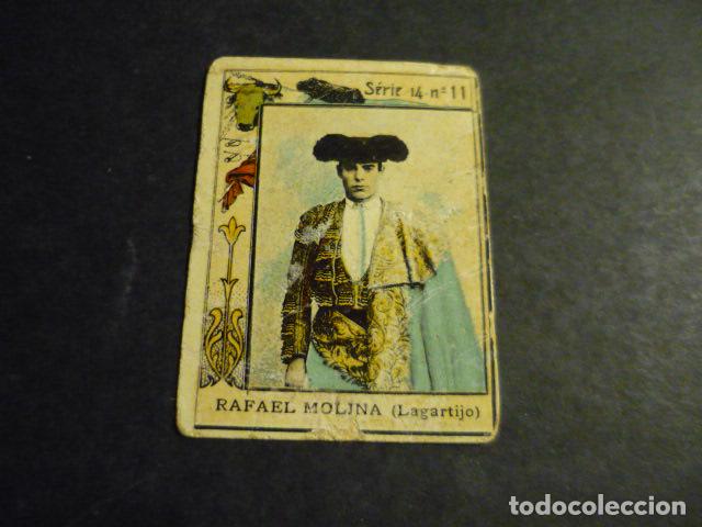 Sammeln alte Sammelbilder: RAFAEL MOLINA LAGARTIJO TORERO ANTIGUO CROMO COLECCION CAJA DE CERILLAS