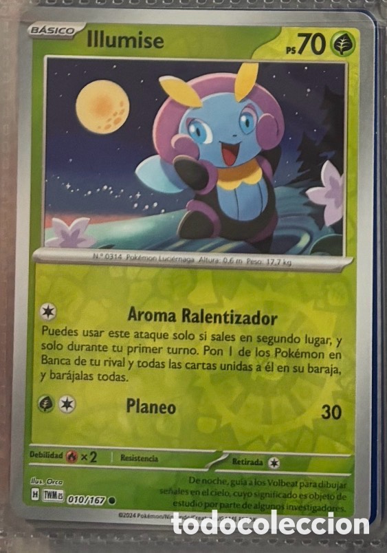 Collezionismo Figurine antiche: ILLUMISE 010/167 Pokemon tcg reverse