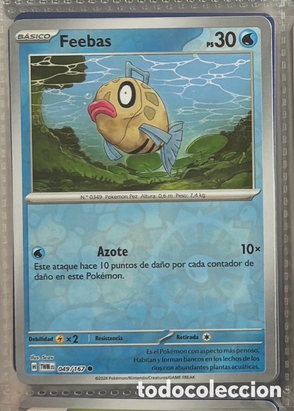Collezionismo Figurine antiche: FEEBAS 049/167 Pokemon tcg reverse