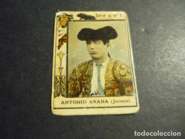 Sammeln alte Sammelbilder: ANTONIO ARANA JARANA TORERO ANTIGUO CROMO COLECCION CAJA DE CERILLAS