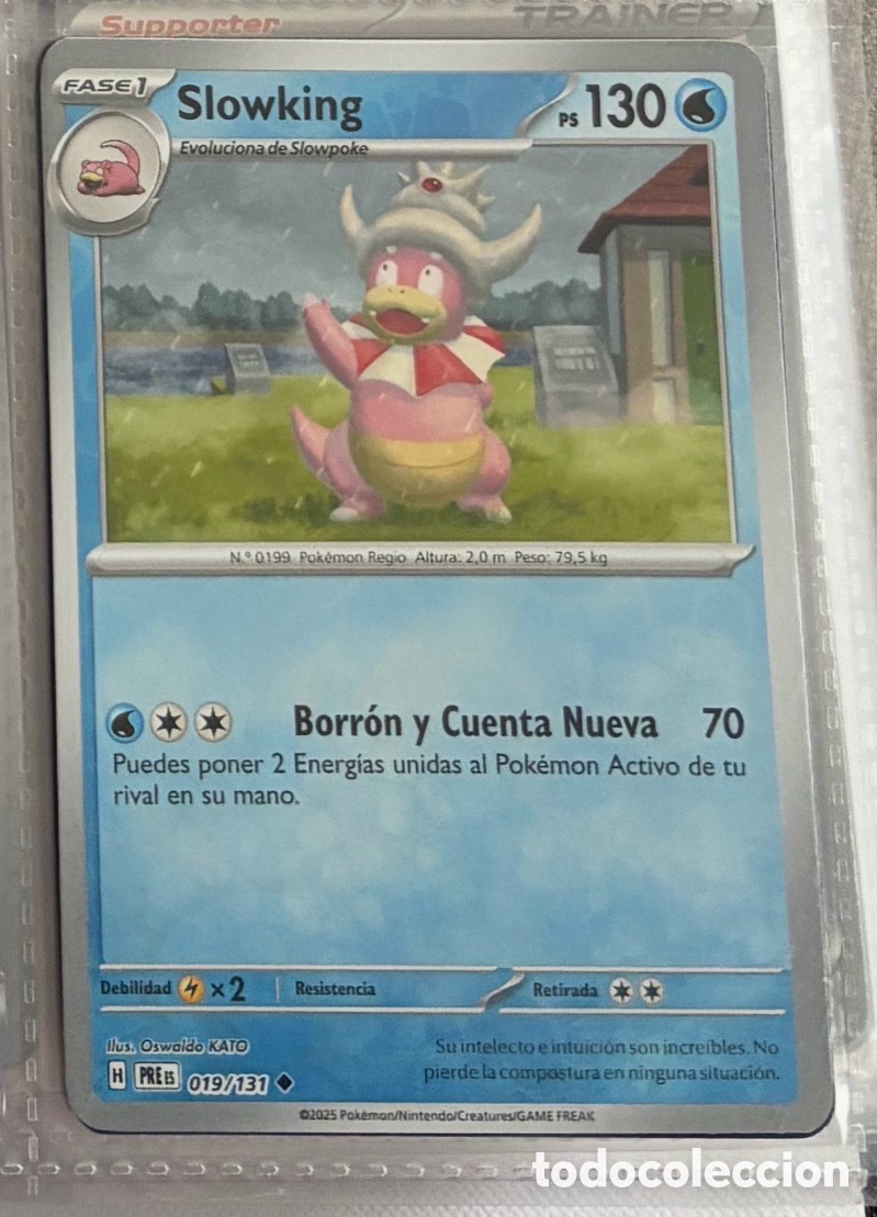 Coleccionismo Cromos antiguos: SLOWKING 019/131 Pokemon tcg reverse