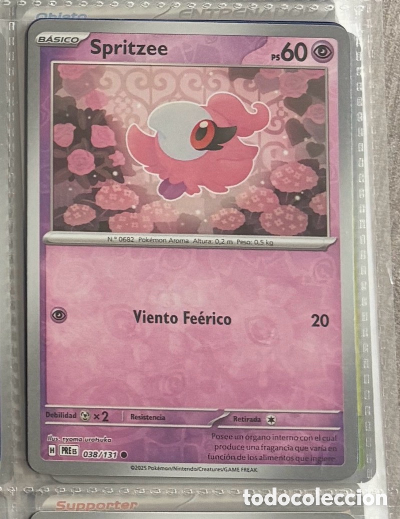 Coleccionismo Cromos antiguos: SPRITZEE 038/131 Pokemon tcg reverse