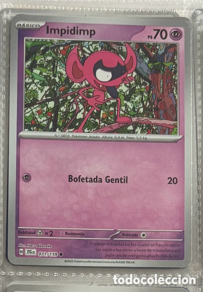 Coleccionismo Cromos antiguos: IMPIDIMP 071/159 Pokemon tcg reverse