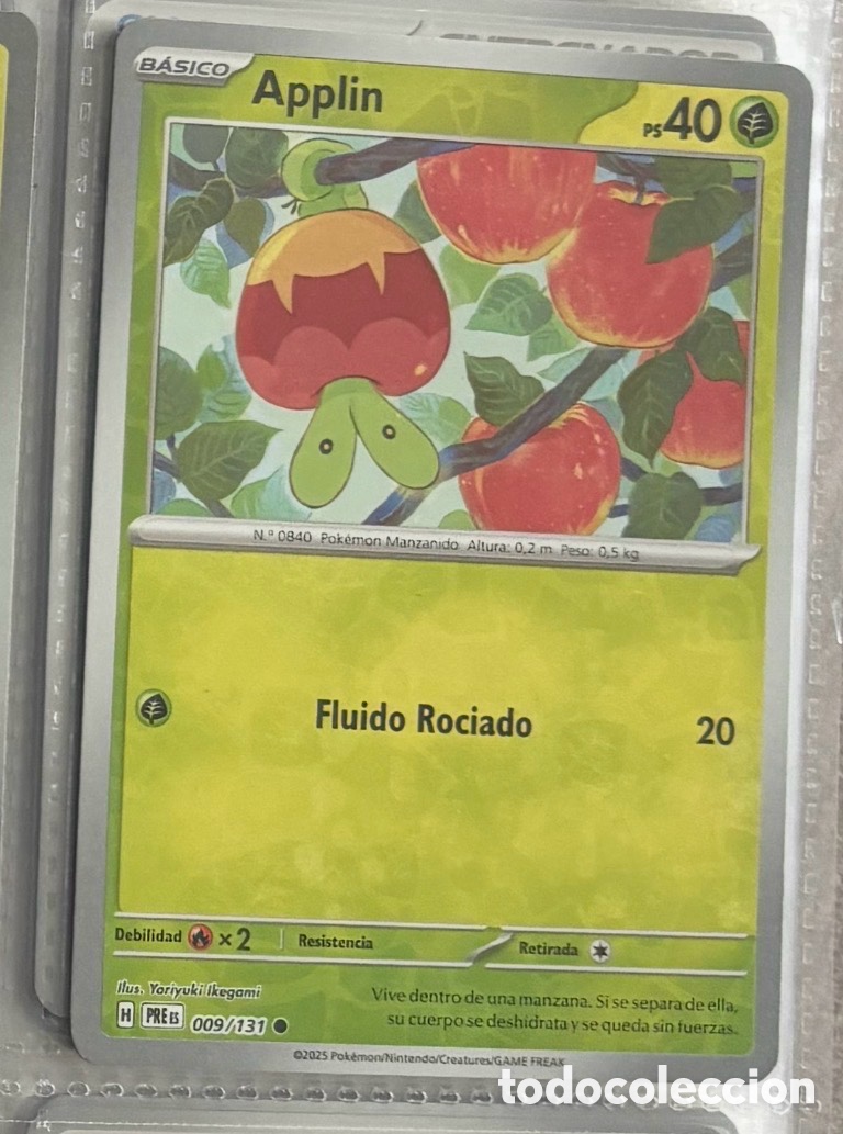 Coleccionismo Cromos antiguos: APPLIN 009/131 Pokemon tcg reverse