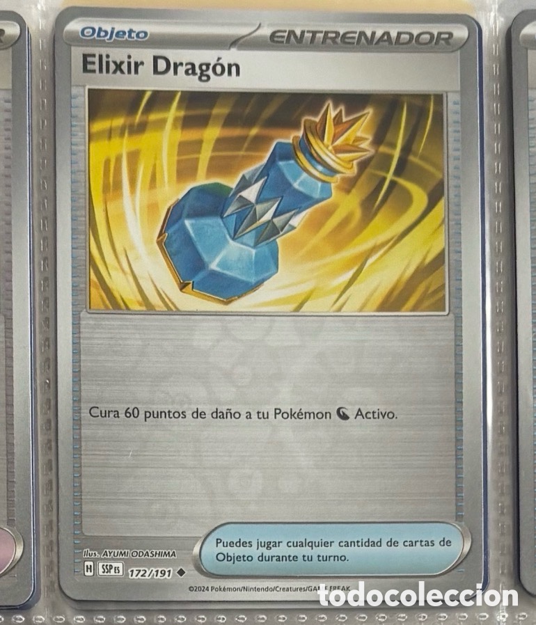 Coleccionismo Cromos antiguos: Elixir Dragon 172/191 Pokemon tcg reverse