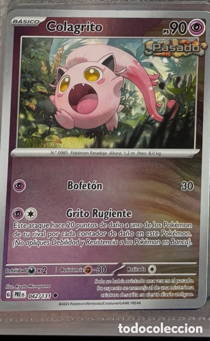 Coleccionismo Cromos antiguos: COLAGRITO 042/131 Pokemon tcg holo hologr&aacute;fica