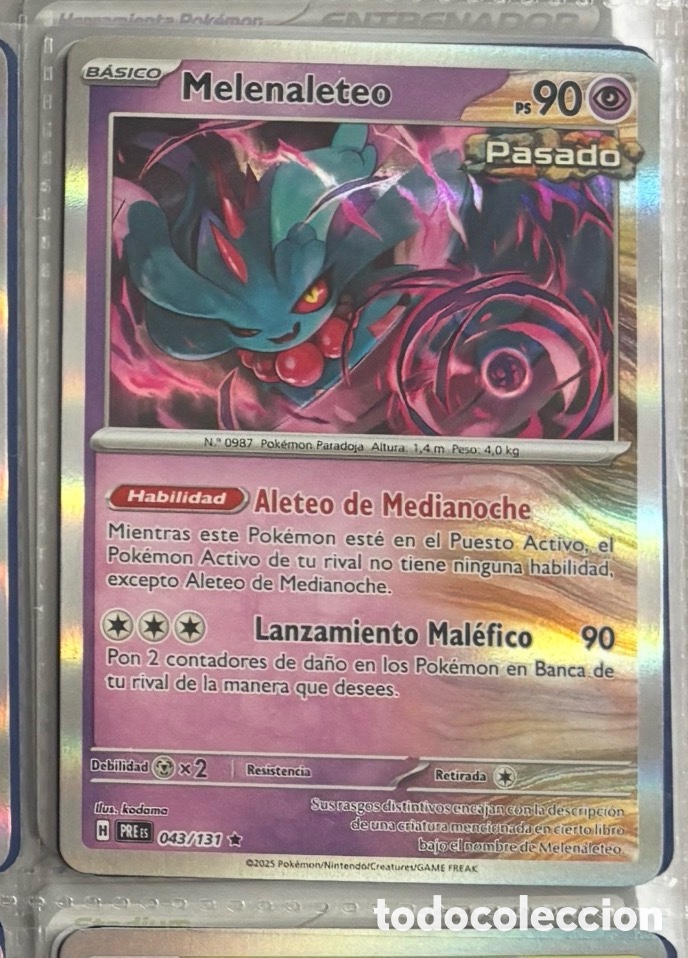 Coleccionismo Cromos antiguos: MELENALETEO 043/131 tcg pokemon holo hologr&aacute;fica