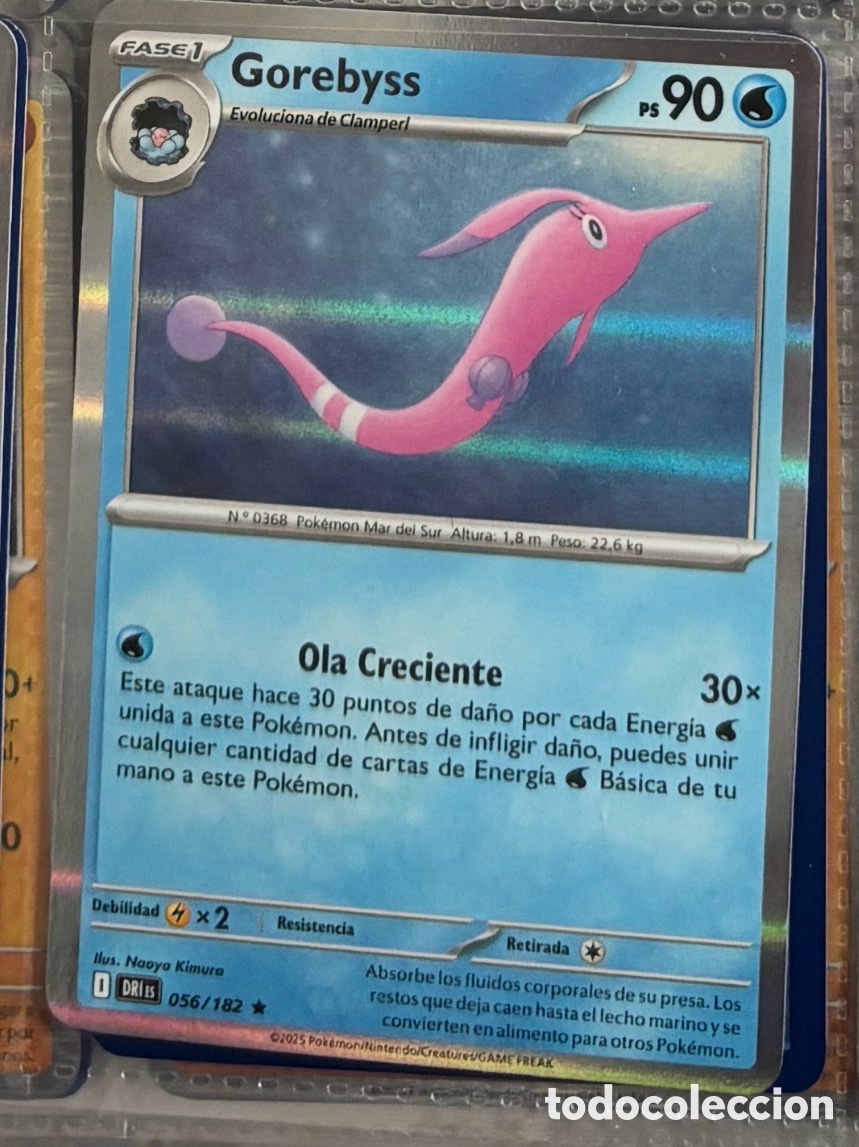 Coleccionismo Cromos antiguos: GOREBYSS 056/182 tcg pokemon holo hologr&aacute;fica