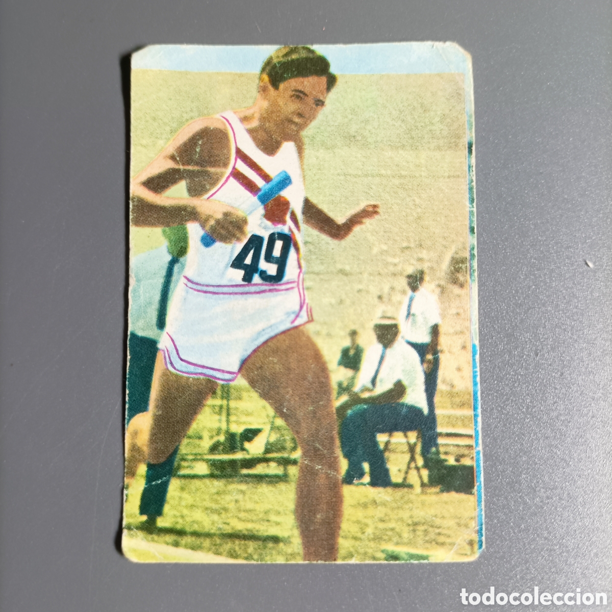 Coleccionismo Cromos antiguos: CROMO FHER 1968. ATLETAS MEXICO 68. №22 DON DOMANSKY (CANAD&Aacute;)