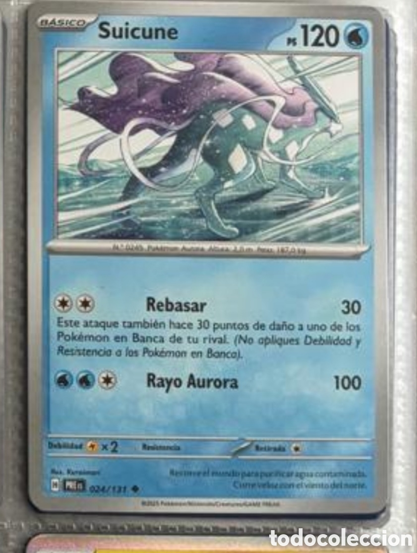 Coleccionismo Cromos antiguos: Pokemon pack legendario TCG SUICUNE 023/131
