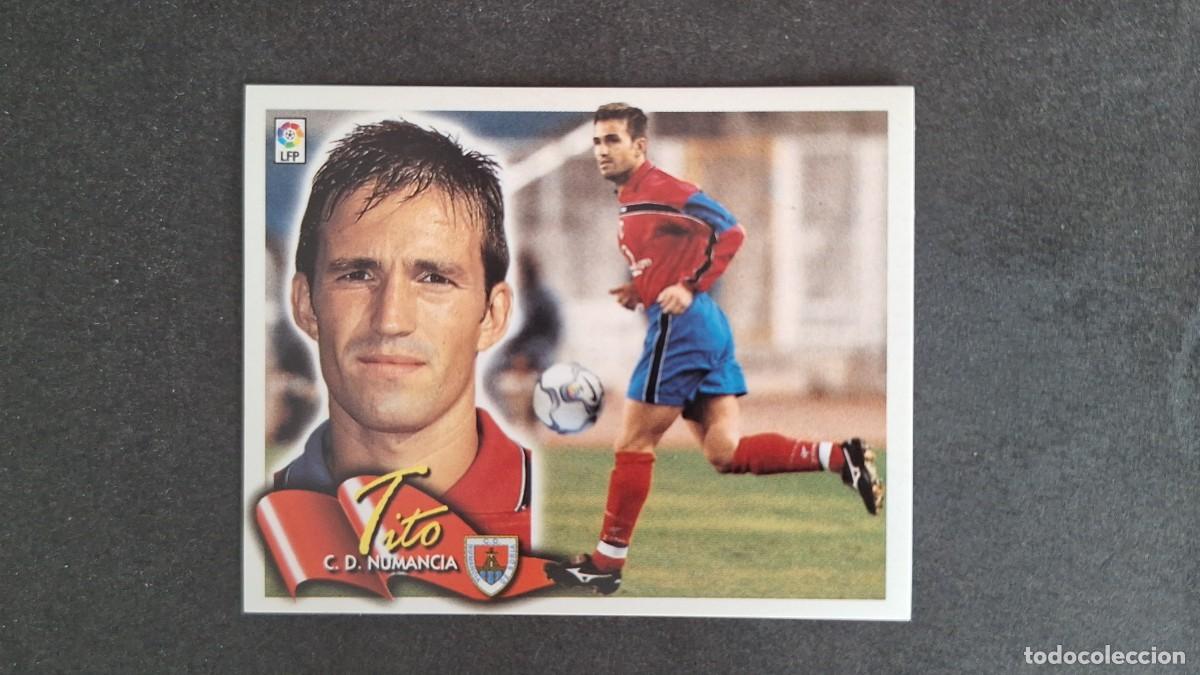 Coleccionismo Cromos antiguos: L5 TITO C. D. NUMANCIA LIGA ESTE 2000 2001 00 01 NUNCA PEGADO SIN PEGAR