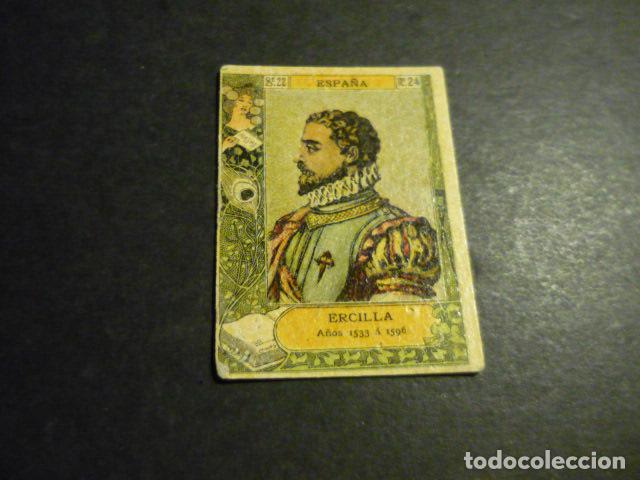 Sammeln alte Sammelbilder: ERCILLA ESCRITOR ANTIGUO CROMO COLECCION CAJA DE CERILLAS