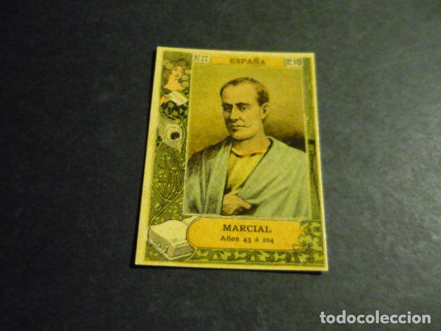 Collectionnisme Cartes &agrave; collectionner anciennes: MARCIAL ESCRITOR ANTIGUO CROMO COLECCION CAJA DE CERILLAS