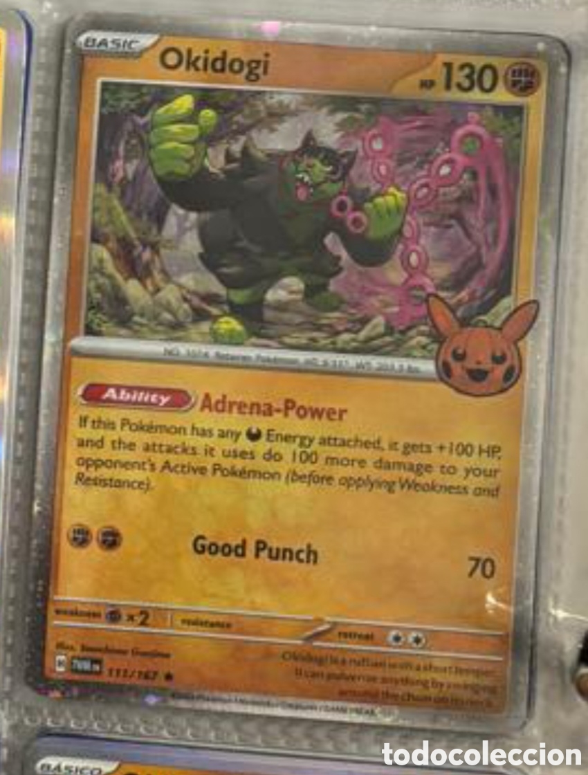 Coleccionismo Cromos antiguos: Pokemon pack legendario TCG OKIDOKI EDICION HALLOWEEN 111/167