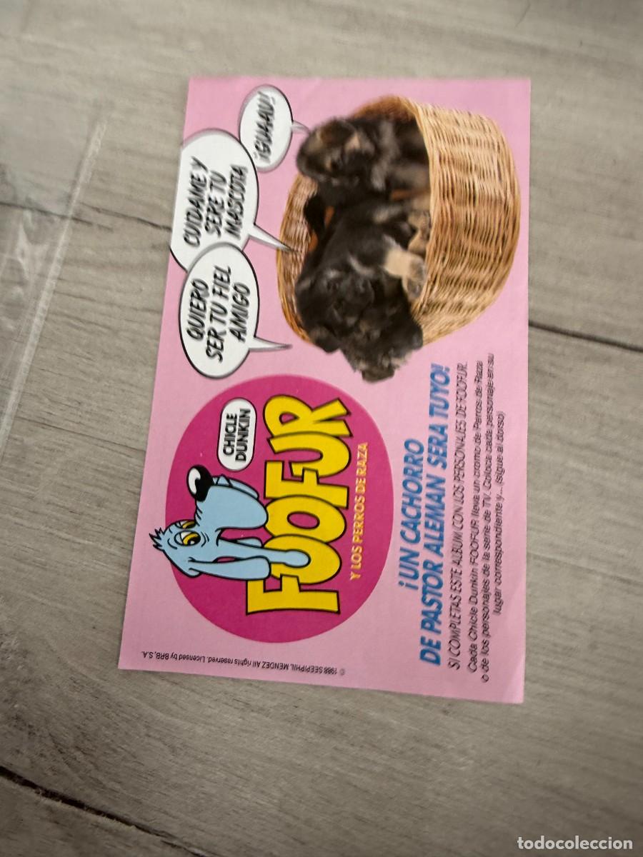 Coleccionismo Cromos antiguos: Chicle Dunkin - Foofur - &Aacute;lbum vac&iacute;o