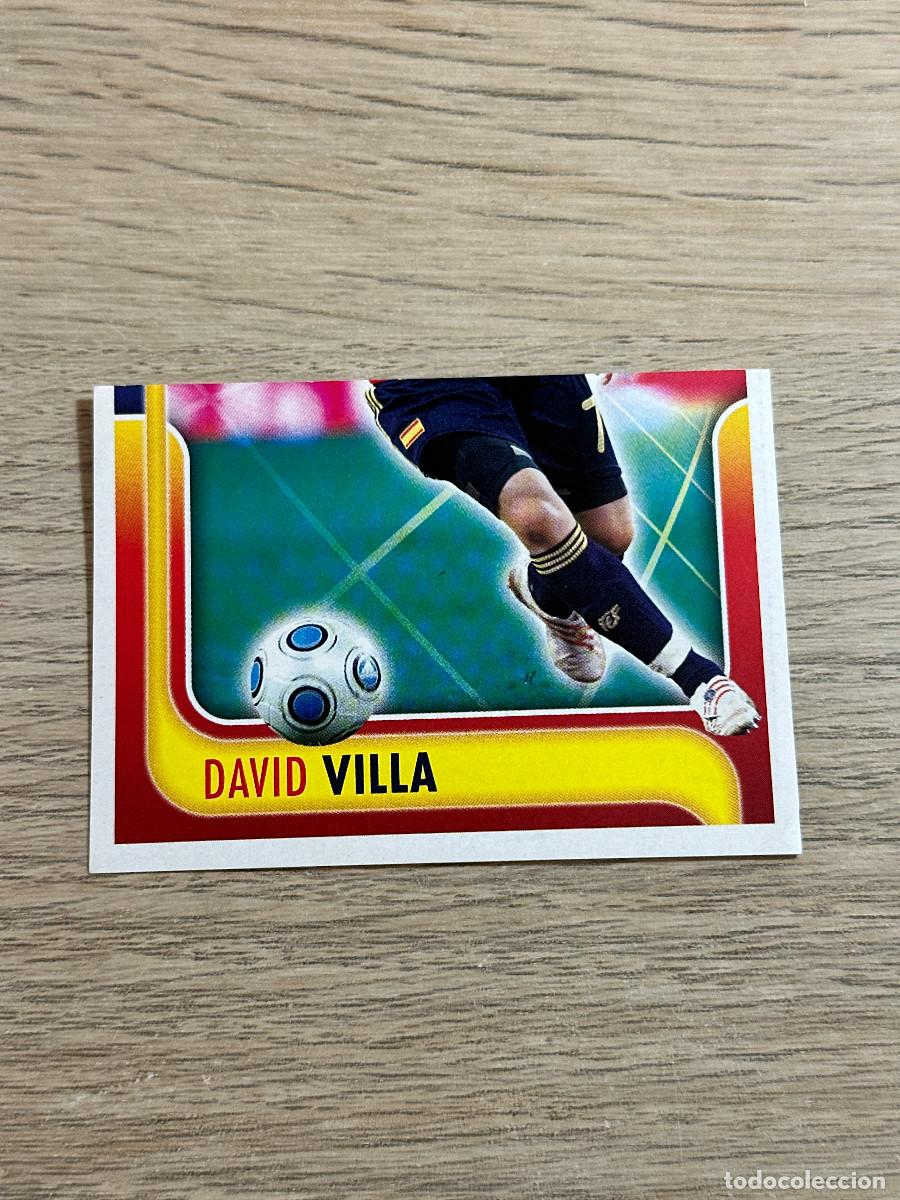 Coleccionismo Cromos antiguos: DAVID VILLA n&ordm; 124 A POR ELLOS SELECION ESPA&Ntilde;OLA 2009 PANINI CROMO SIN PEGAR NUEVO