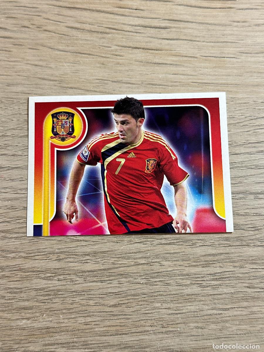 Coleccionismo Cromos antiguos: DAVID VILLA n&ordm; 123 A POR ELLOS SELECION ESPA&Ntilde;OLA 2009 PANINI CROMO SIN PEGAR NUEVO