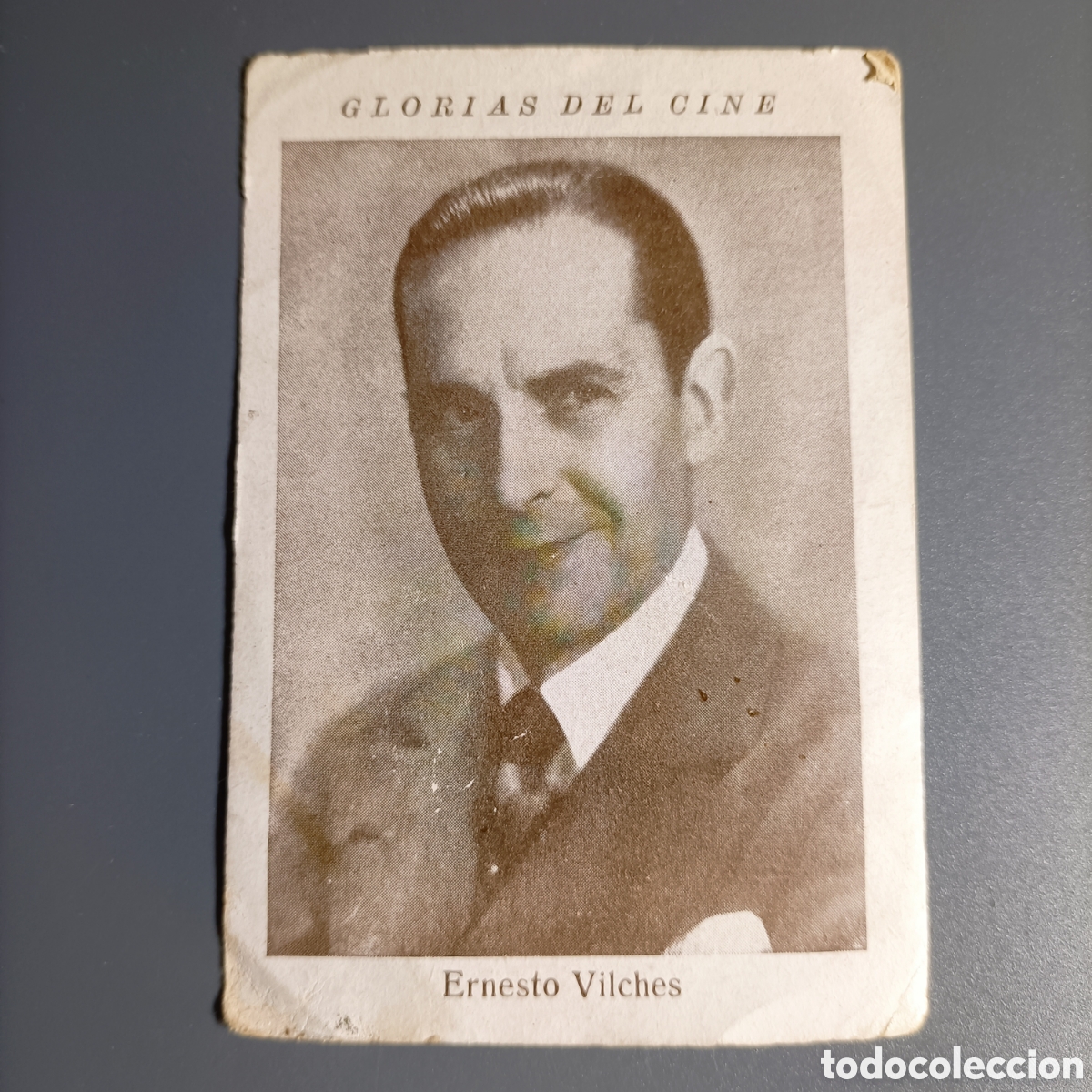 Coleccionismo Cromos antiguos: ANTIGUO CROMO. GLORIAS DEL CINE. SERIE M. №2 ERNESTO VILCHES