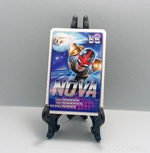 Coleccionismo Cromos antiguos: N&ordm; 56 NOVA DESCUBRE TU PODER! MARVEL CROMO CARTA CARD CARREFOUR 2022 SUPER H&Eacute;ROES C&Oacute;MIC