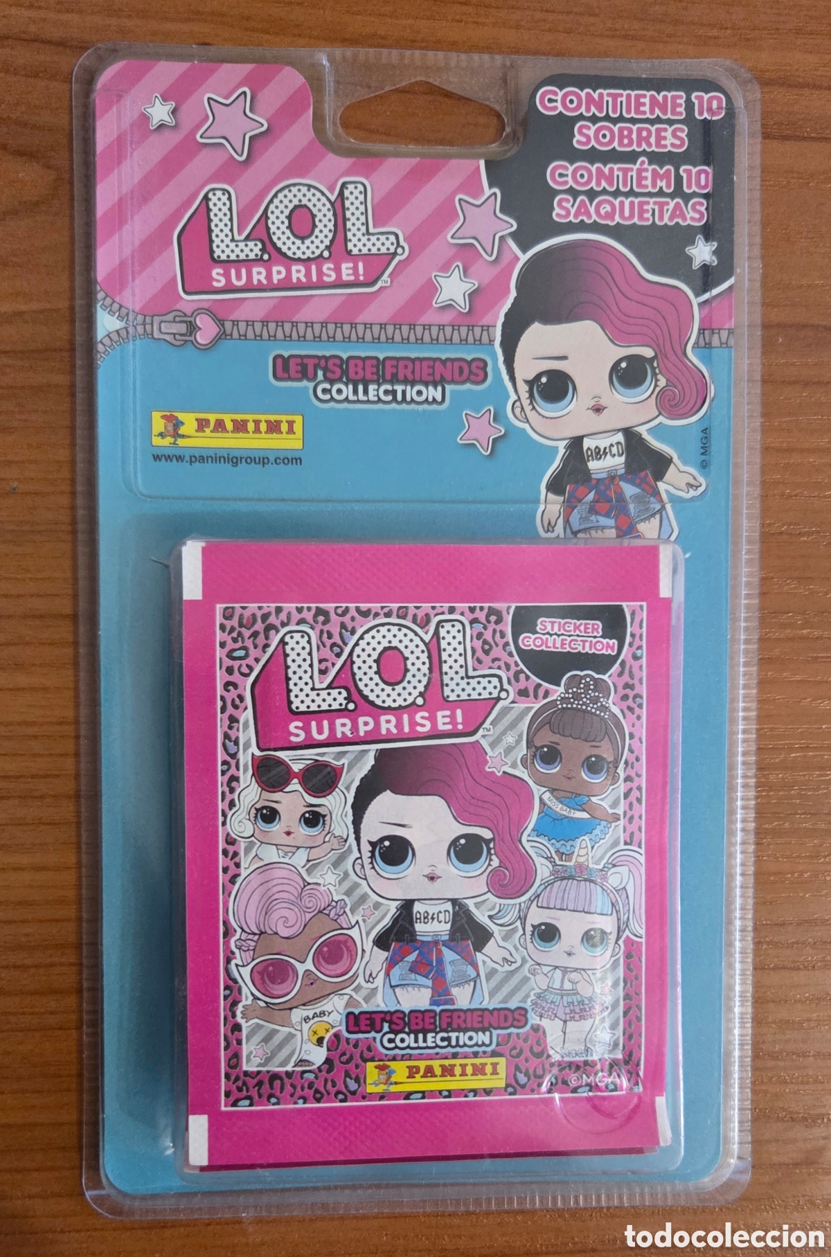 Coleccionismo Cromos antiguos: BLISTER 10 SOBRES DE CROMOS LOL SURPRISE LETS BE FRIENDS