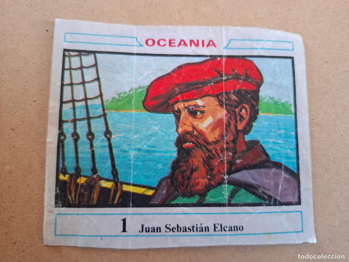 Coleccionismo Cromos antiguos: OCEANIA - DUNKIN - CROMO N&ordm; 1 JUAN SEBASTI&Aacute;N EL CANO - CPP1