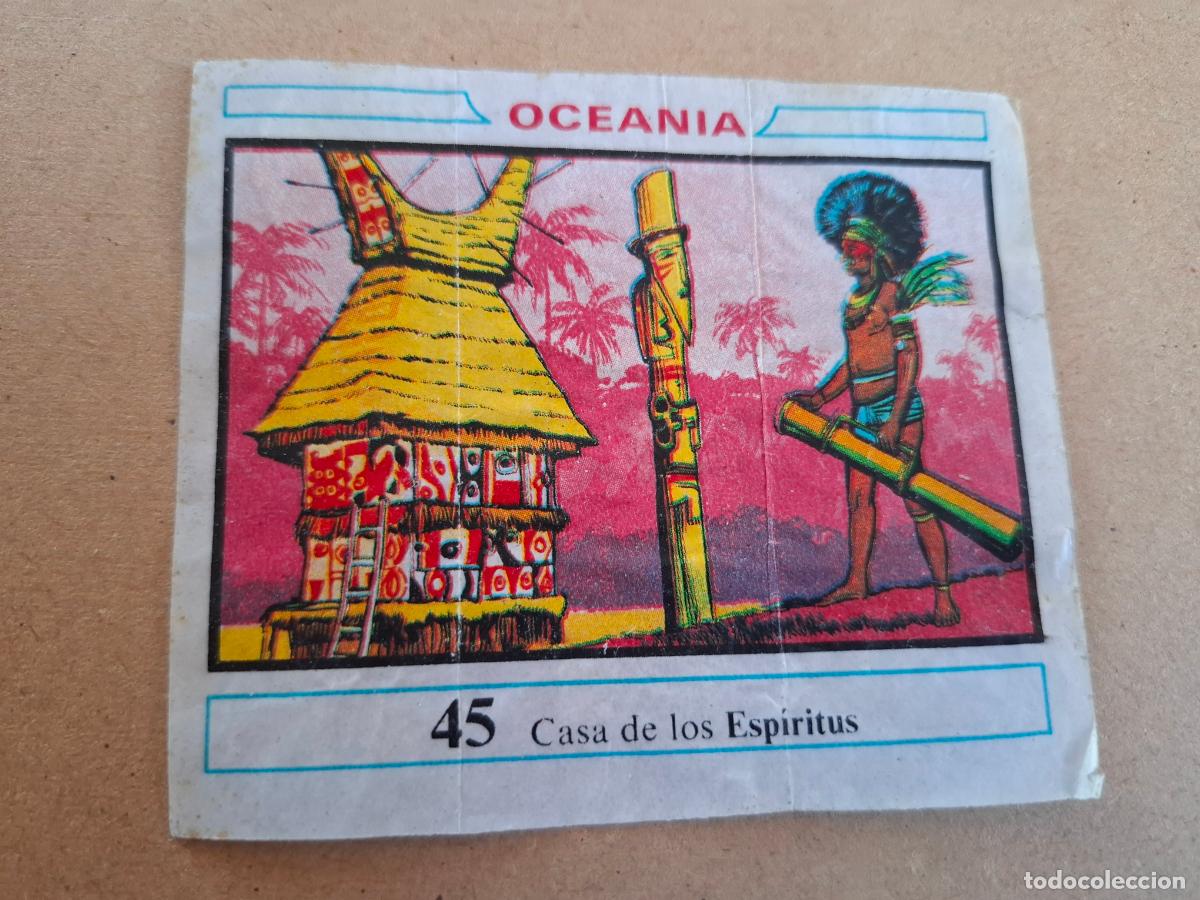 Coleccionismo Cromos antiguos: OCEANIA - DUNKIN - CROMO N&ordm; 45 CASA DE LOS ESP&Iacute;RITUS - CPP1