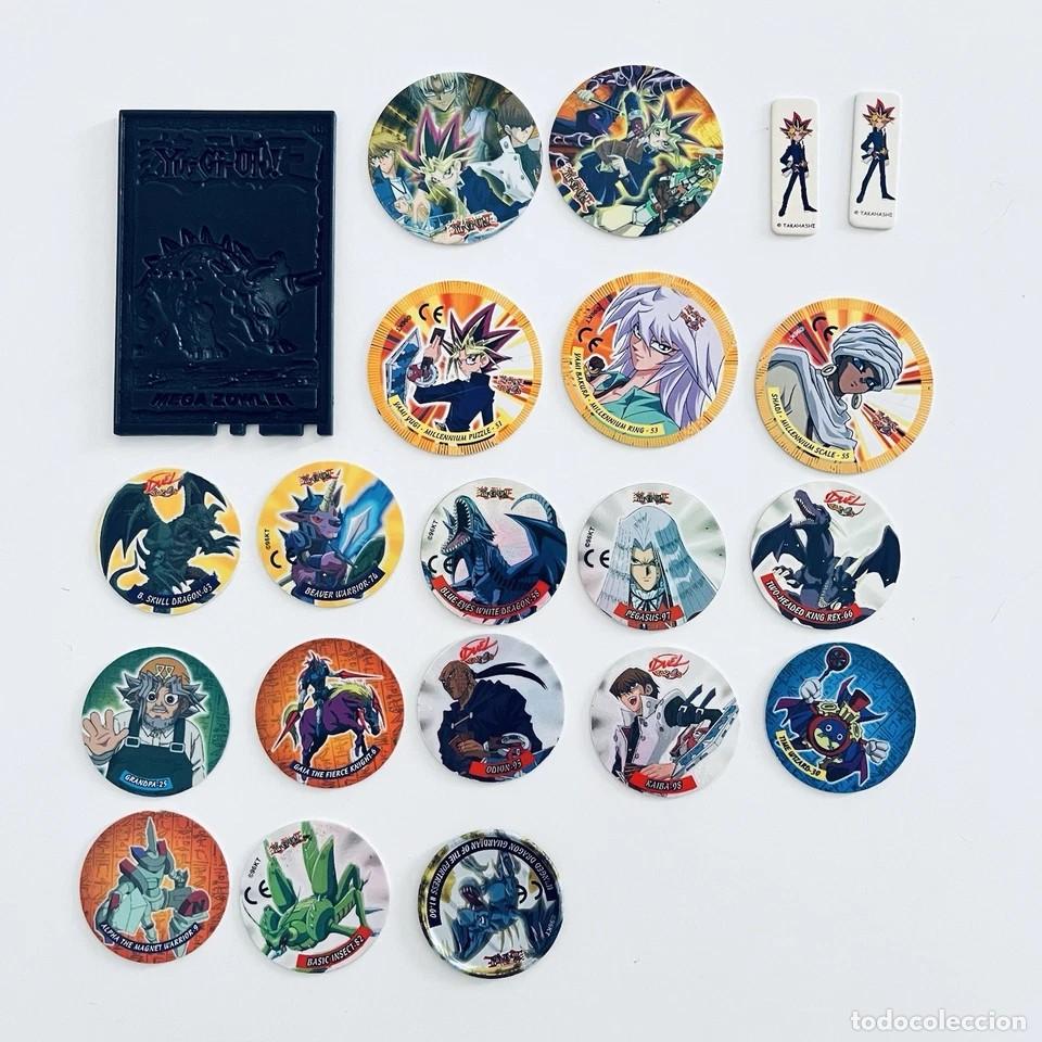 Sammeln alte Sammelbilder: Lote Tazos Caps Kraks Pogs Yu Gi Oh! originales Espa&ntilde;a a&ntilde;os 2000 official product