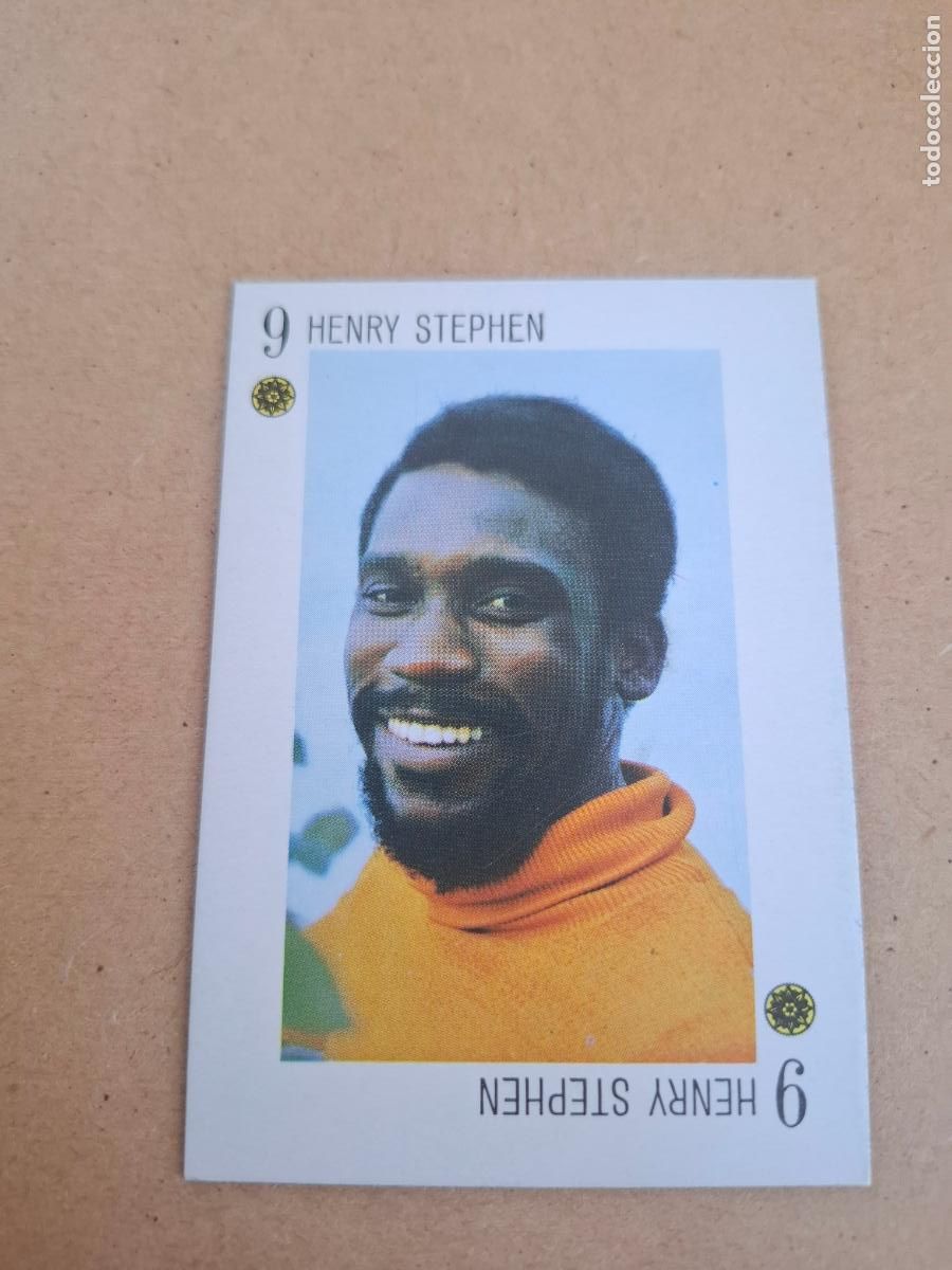 Coleccionismo Cromos antiguos: TELE BANCO - 9 OROS - HENRY STEPHEN ( REVERSO AZUL )