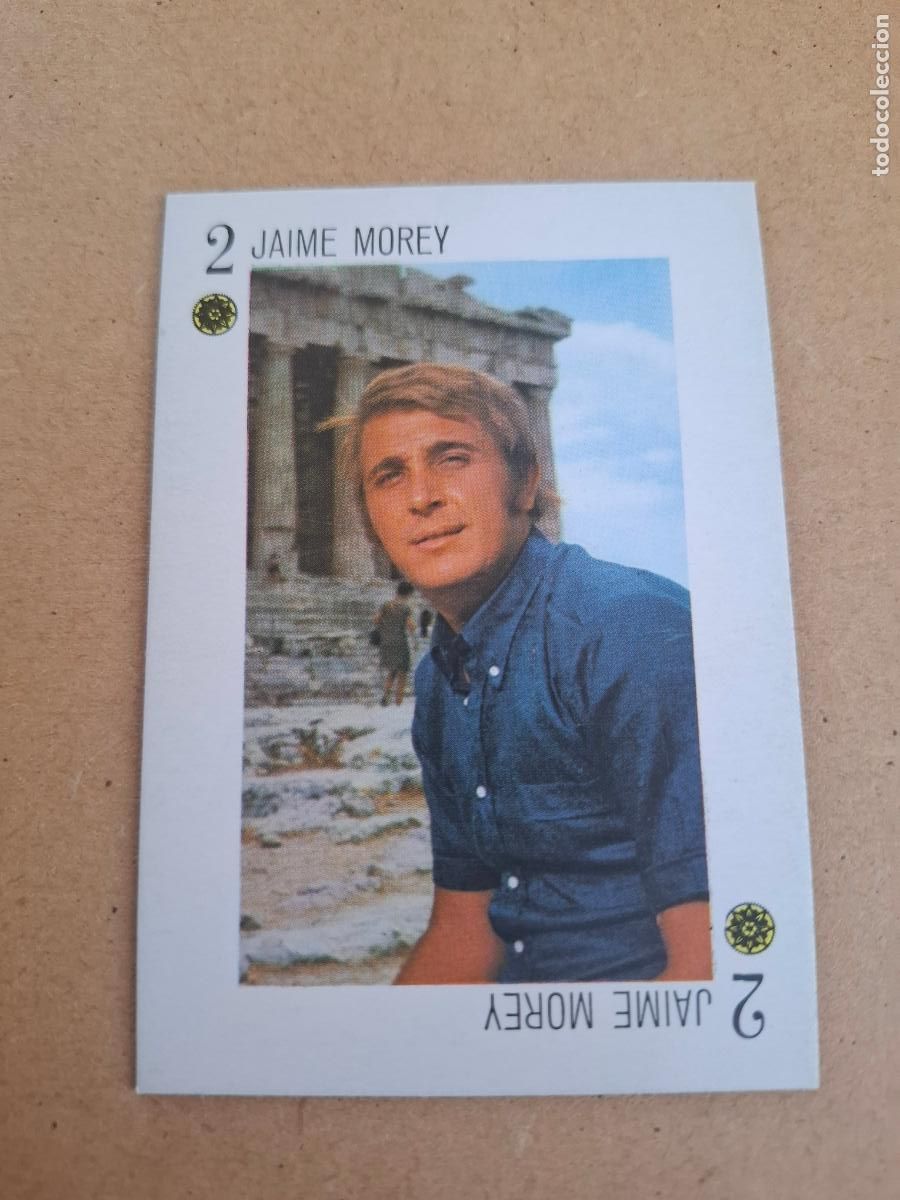 Coleccionismo Cromos antiguos: TELE BANCO - 2 OROS - JAIME MOREY ( REVERSO AZUL )