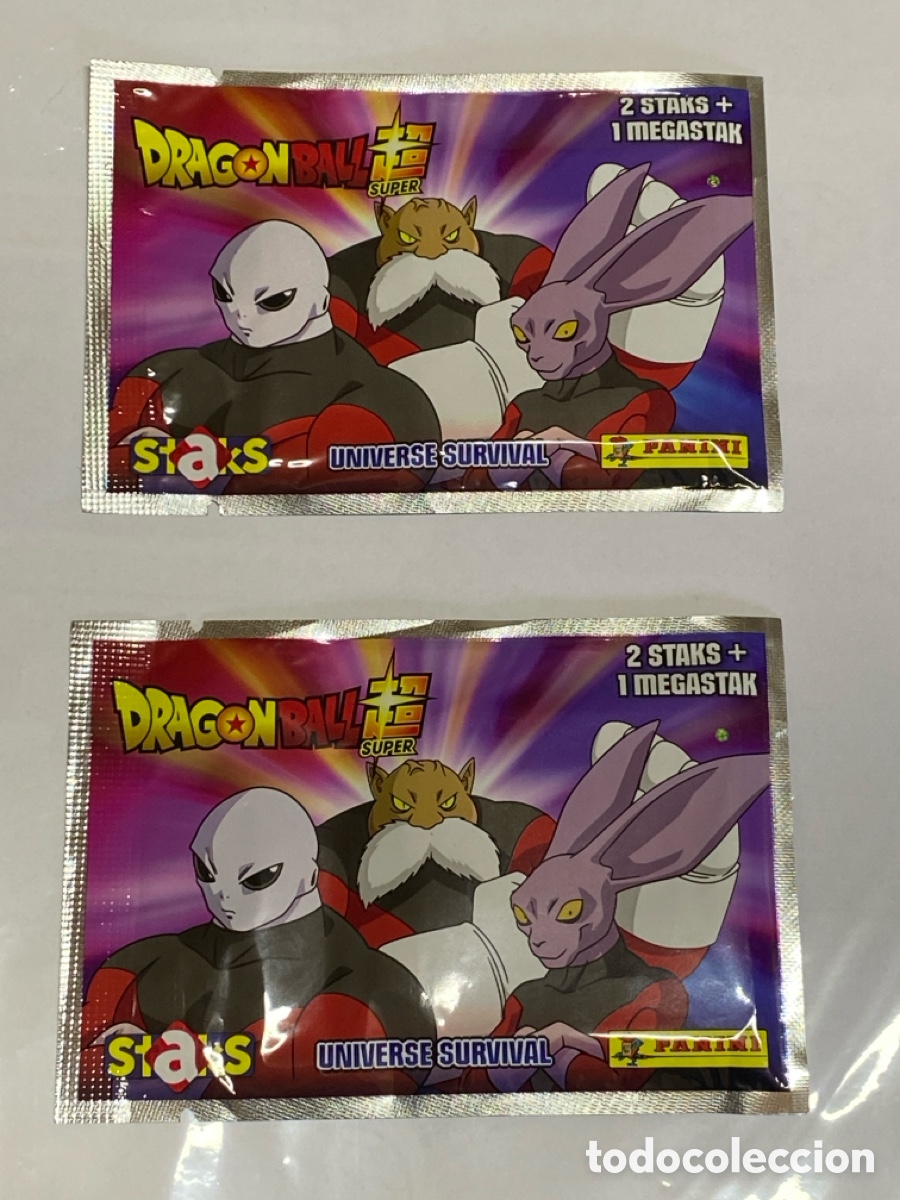 Sammeln alte Sammelbilder: 2 SOBRES SIN ABRIR DRAGON BALL SUPER UNIVERSE SURVIVAL VERSION JIREN TOPPO DYSPO BOLA DRAG&Oacute;N