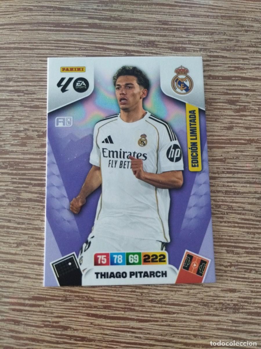 Coleccionismo Cromos antiguos: Thiago Pitarch - Real Madrid - Edicion Limitada - Adrenalyn XL 25 - 26 - Panini - 2025 - 2026